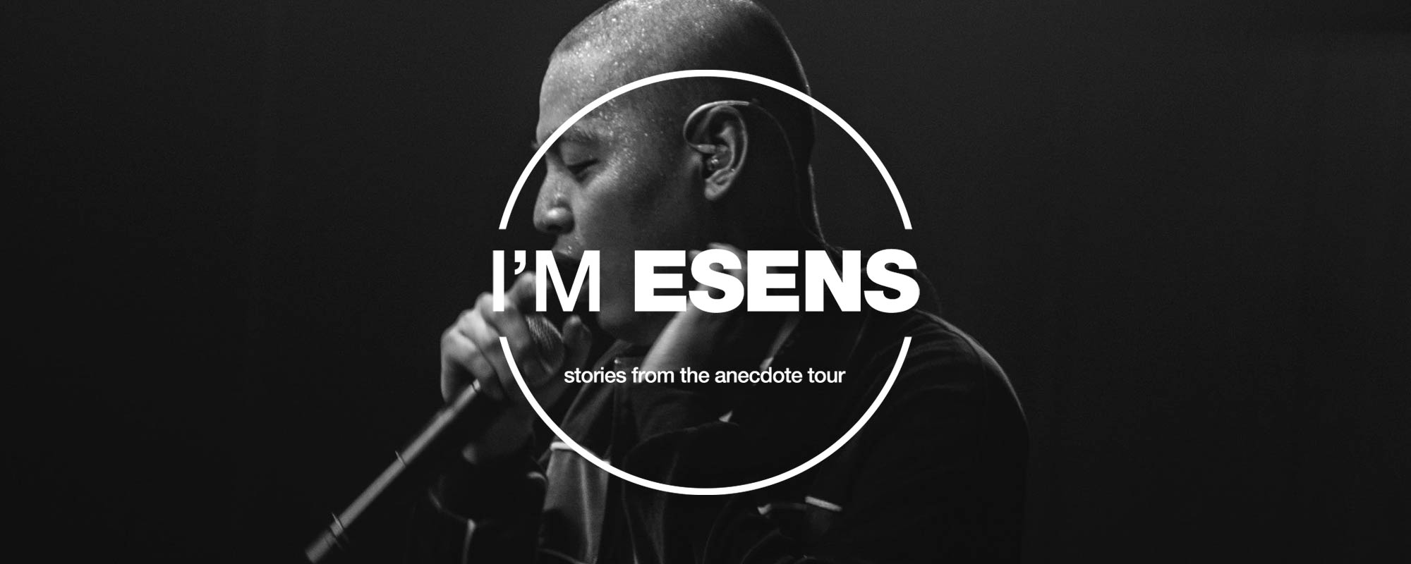 I'M ESENS Logo with a picture from the concert.